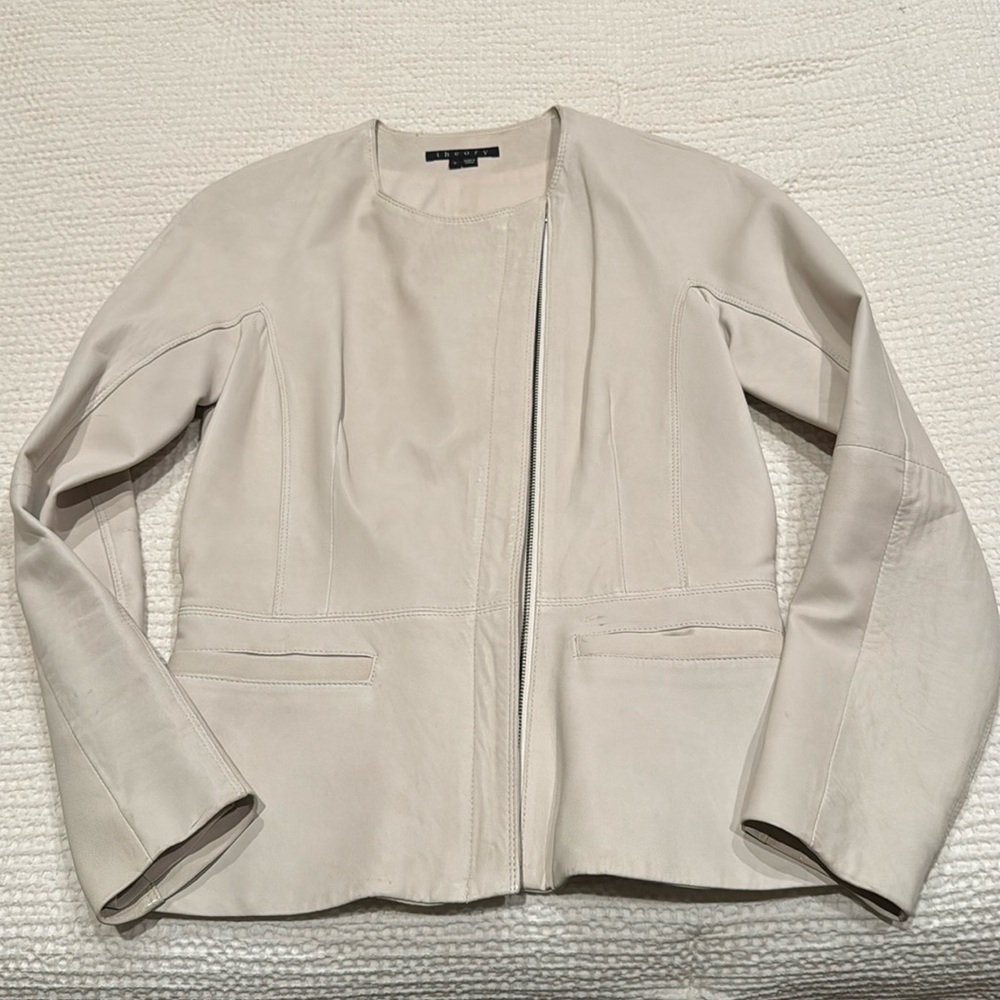 Theory leather jacket